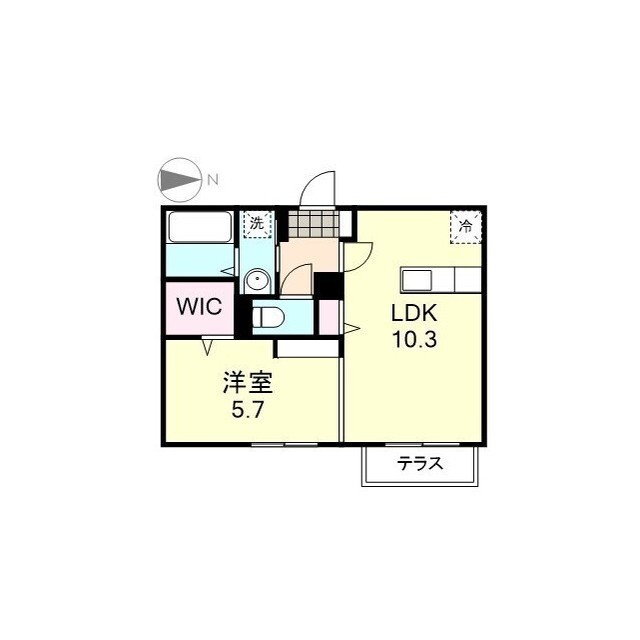 1階の間取り図