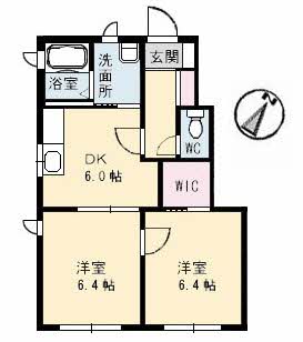1階の間取り図