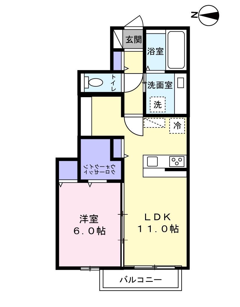 1階の間取り図