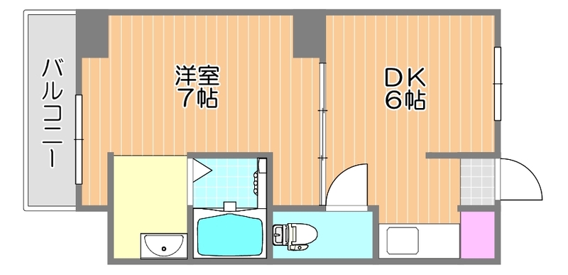 1階の間取り図