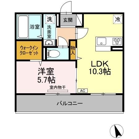 3階の間取り図