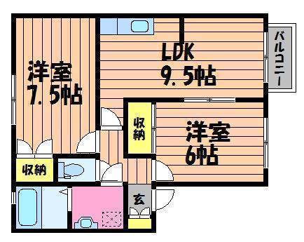 1階の間取り図