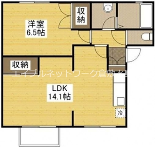 1階の間取り図