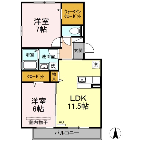 3階の間取り図