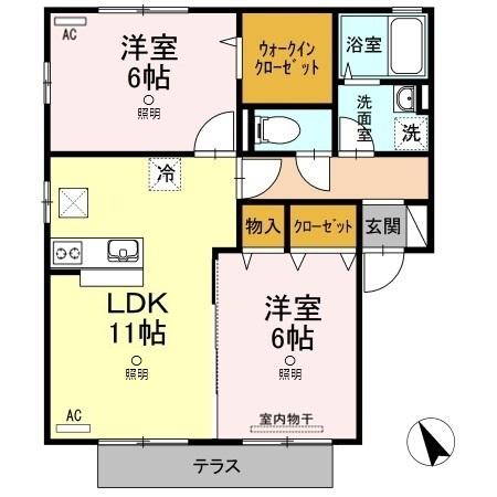 1階の間取り図