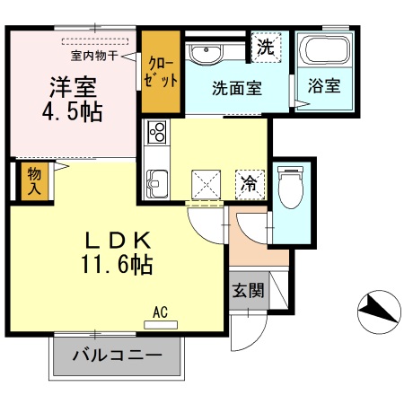 1階の間取り図