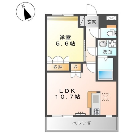 1階の間取り図