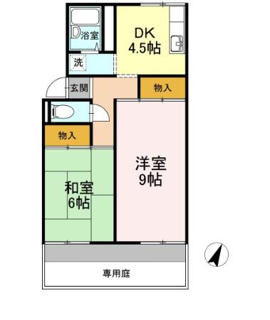 1階の間取り図