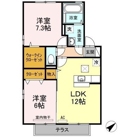 1階の間取り図