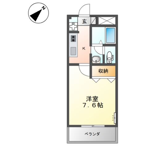 1階の間取り図