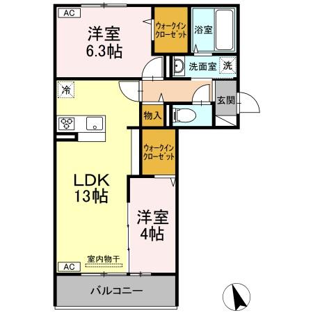 3階の間取り図