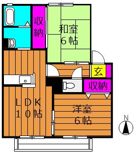 1階の間取り図