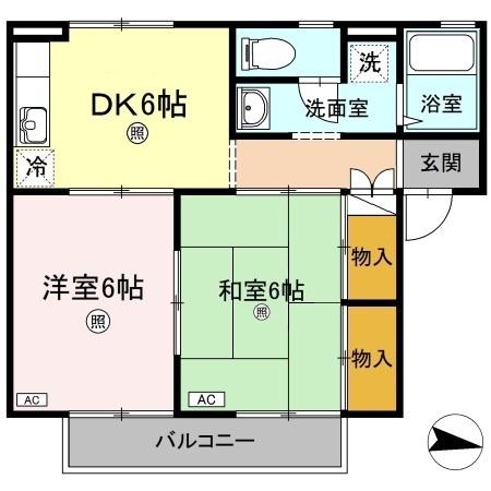1階の間取り図
