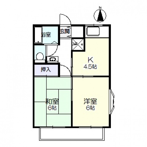 1階の間取り図
