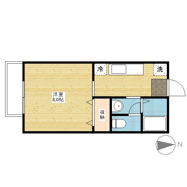 2階の間取り図