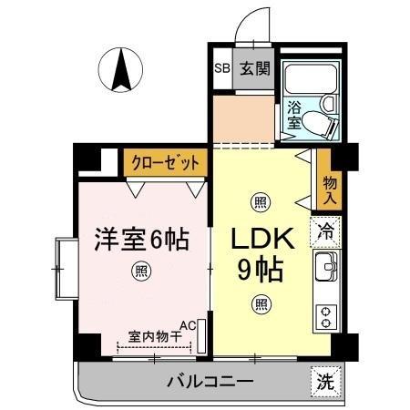 1階の間取り図