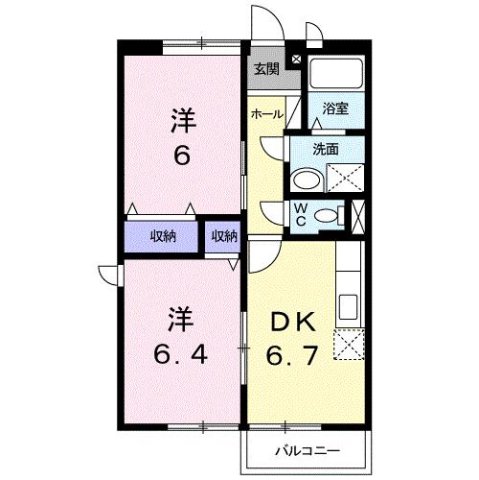 1階の間取り図