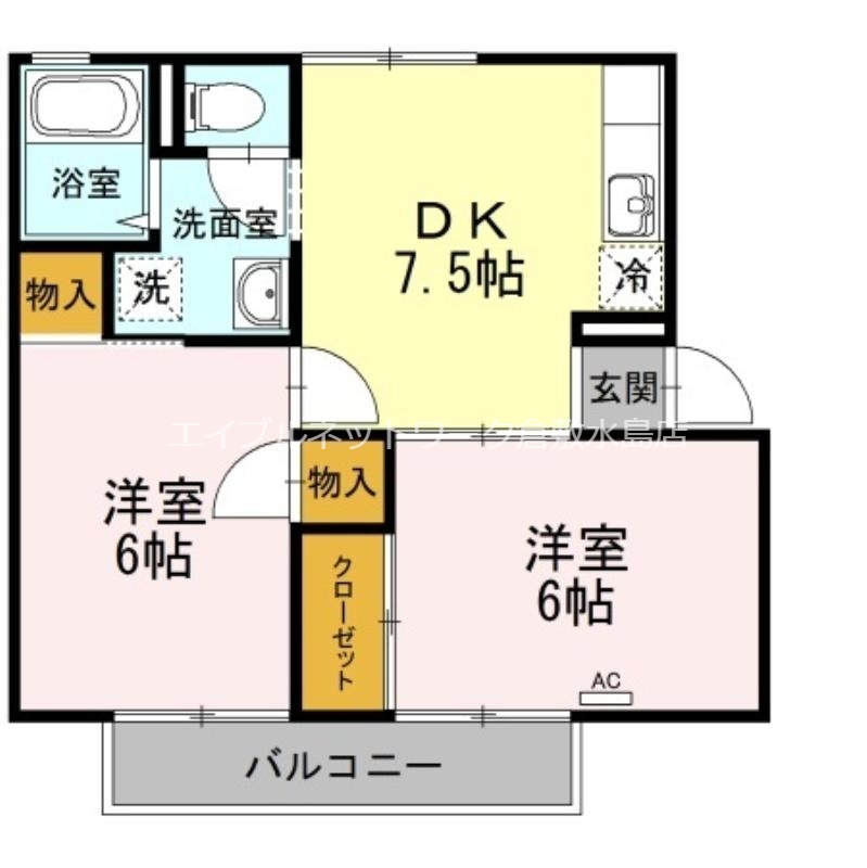 1階の間取り図