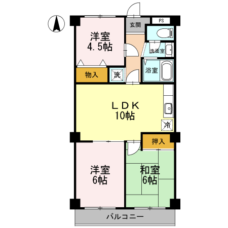 5階の間取り図
