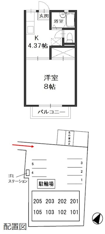 2階の間取り図