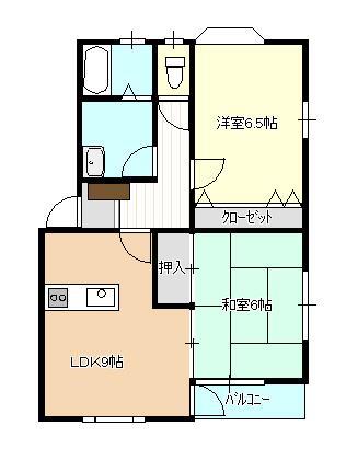 2階の間取り図