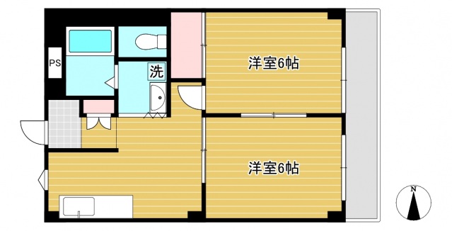 2階の間取り図