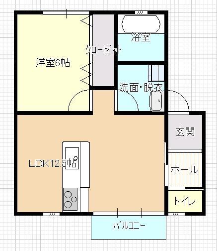 1階の間取り図