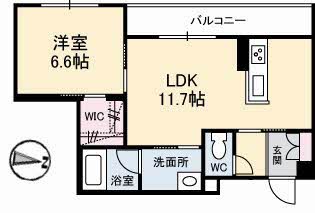 2階の間取り図