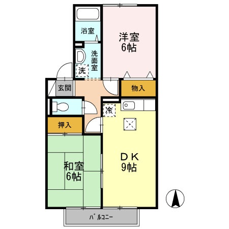 1階の間取り図