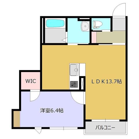 1階の間取り図