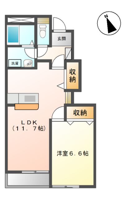 1階の間取り図