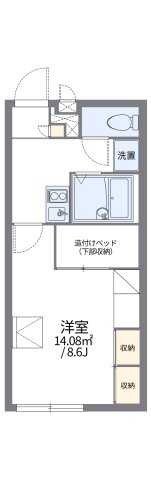 2階の間取り図