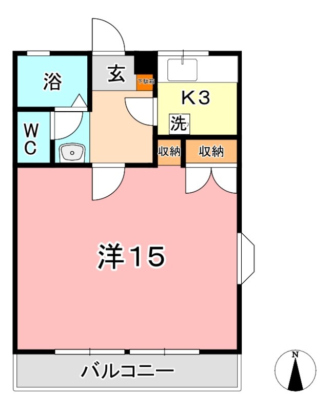 2階の間取り図