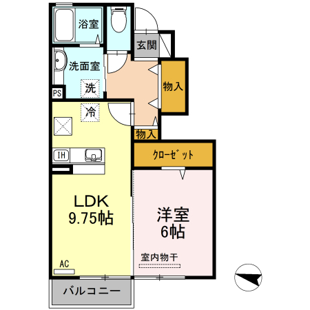 1階の間取り図