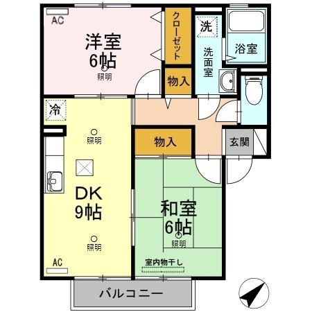 1階の間取り図