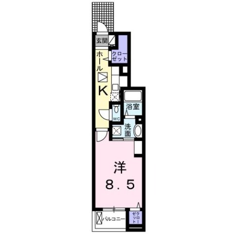 1階の間取り図