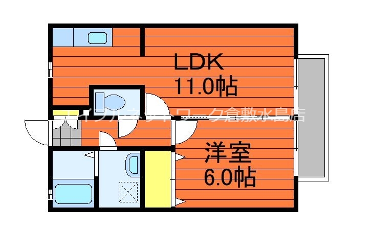 2階の間取り図
