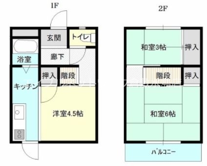 1階の間取り図