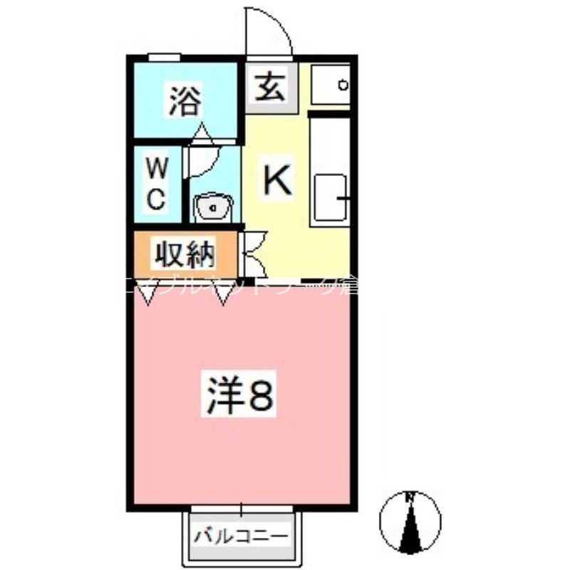 2階の間取り図