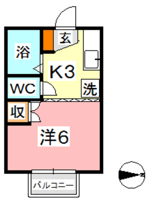 2階の間取り図