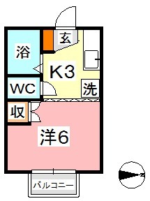 2階の間取り図