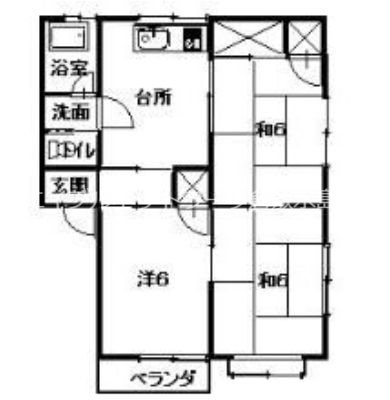 2階の間取り図