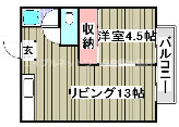 2階の間取り図