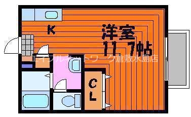2階の間取り図