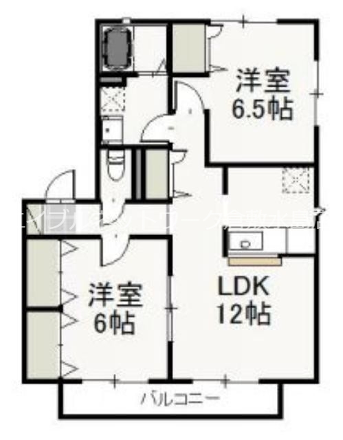 1階の間取り図