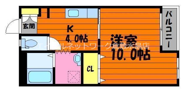 2階の間取り図