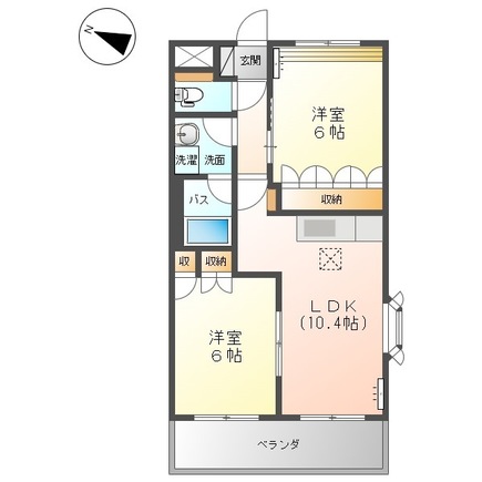 1階の間取り図