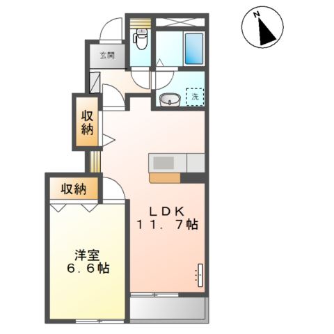 1階の間取り図