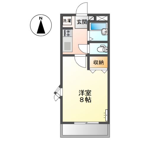 2階の間取り図