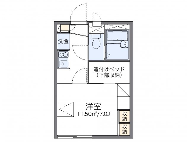 2階の間取り図